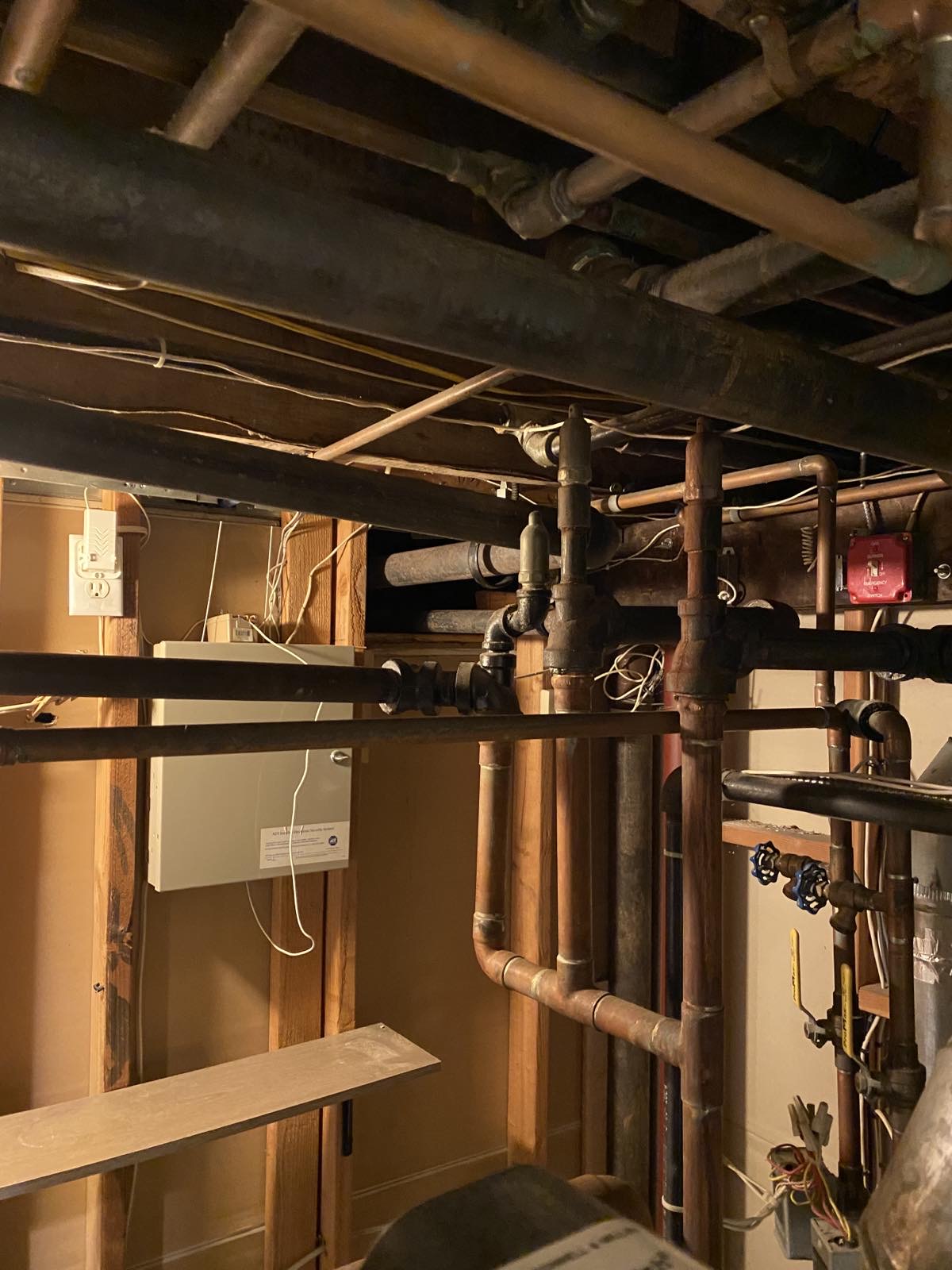 Pipe Insulation Before